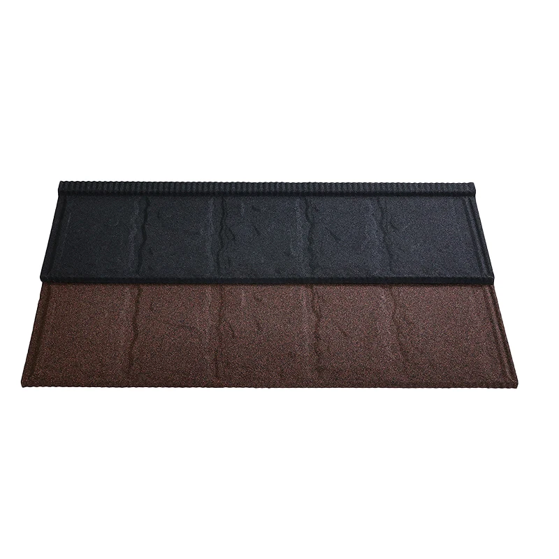 Aluminium high quality stone coated mental roof tile Zinc Steel Material with 50 Year Warranty for House Application