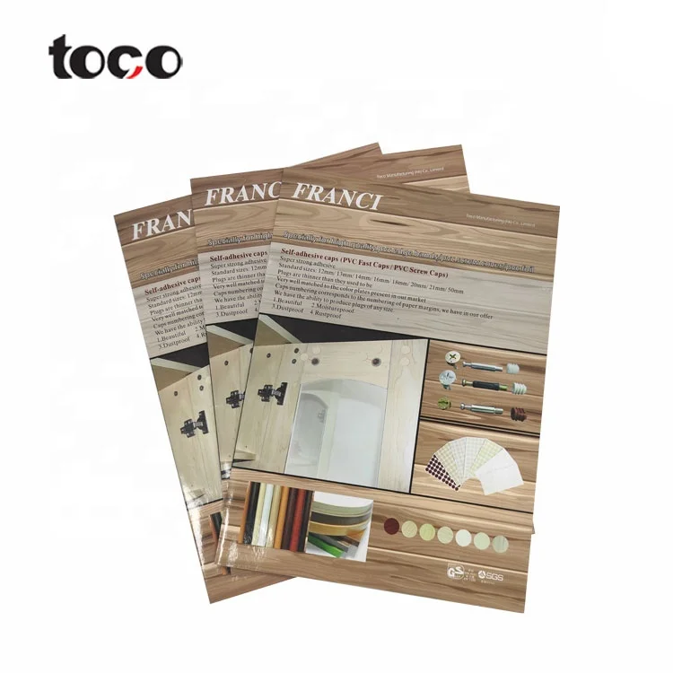 TOCO For Furniture Decorative Caps Adhesives Self Screw Hole Covers Stickers