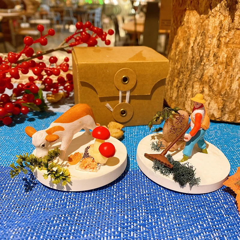 Factory  Customized Logo scented clay stone for aroma reed diffuser with box