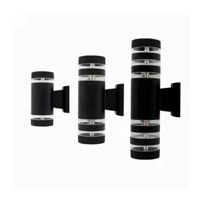 Top sales outdoor Garden wall Light Lamp E27 Glass Waterproof Wall Lights (9049-3/1W-D90)