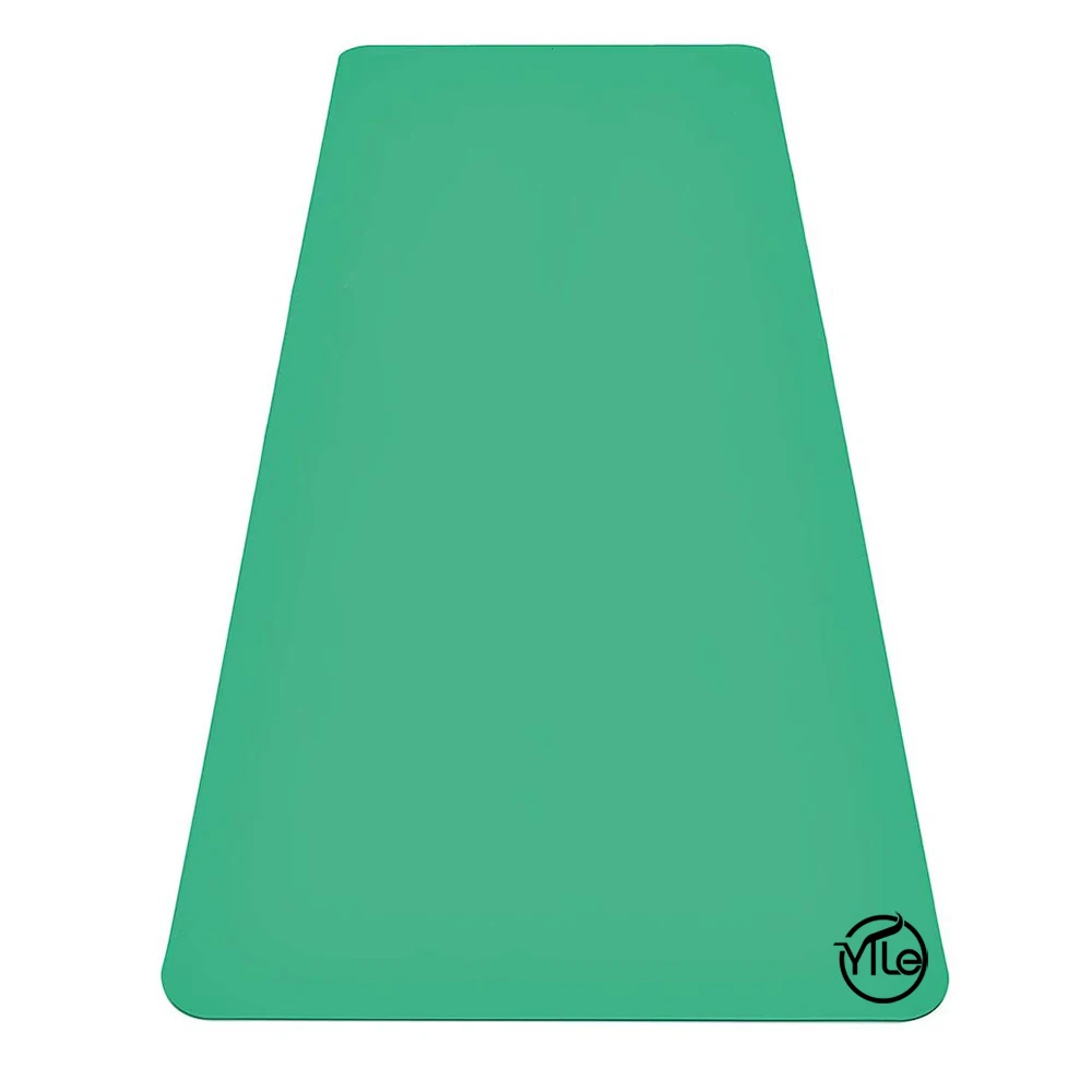 Natural Leather Non Toxic Anti slip Laser logo Yoga Mat Pu