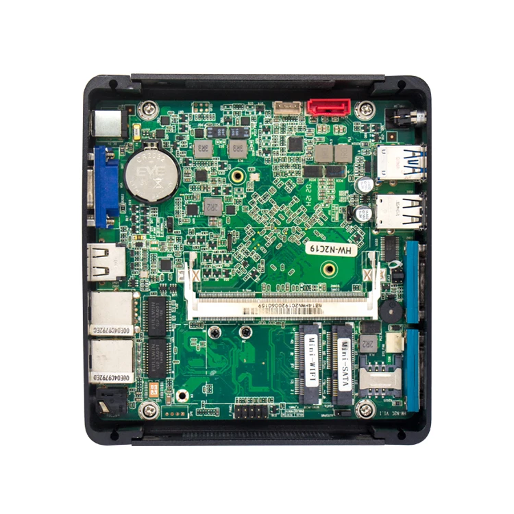 Поставка с фабрики двойной Lan Настольный Мини безвентиляторный ПК Intel J1900