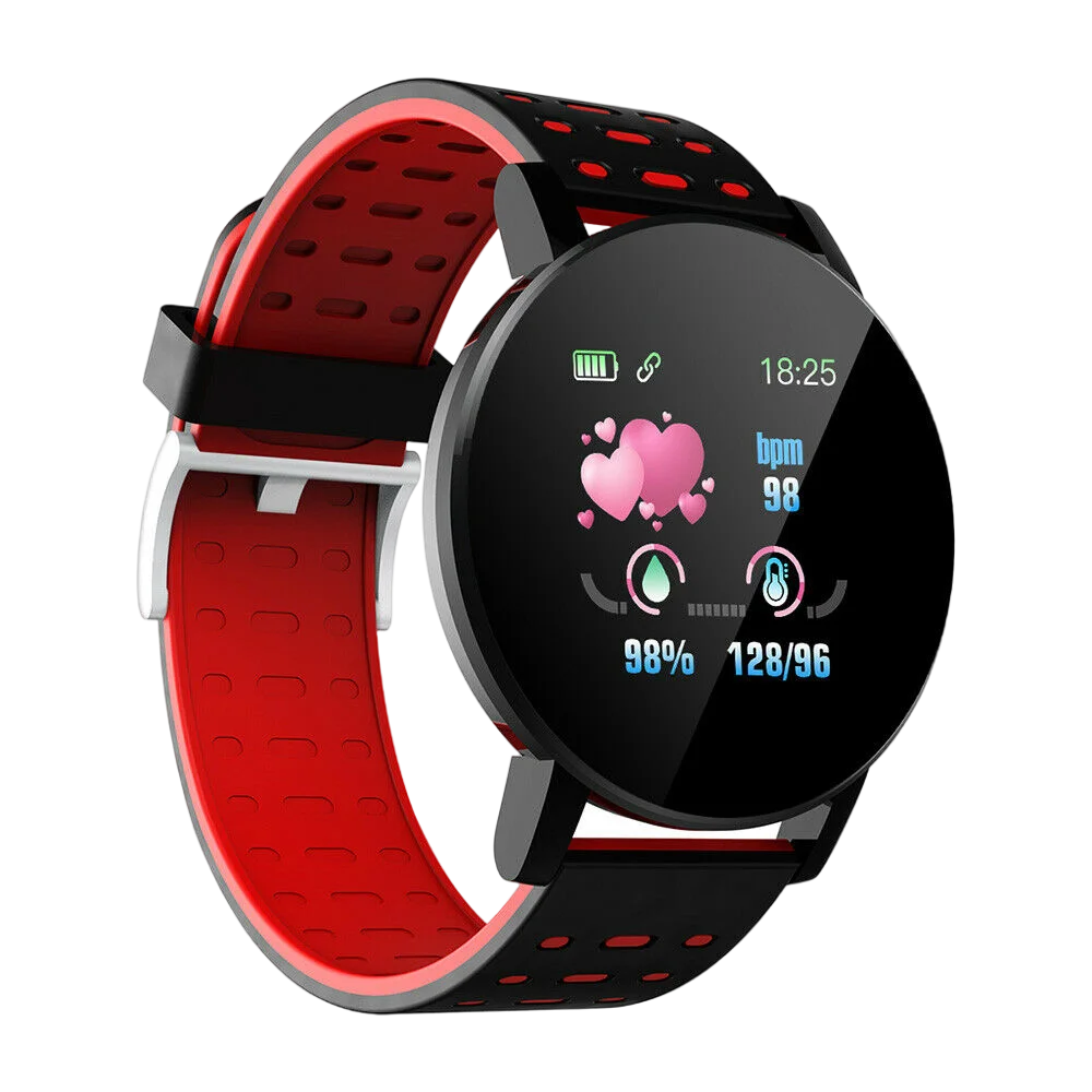 Top Seller 119Plus Smart Watch with round IPS Display Answer Call Music Play Sleep Sports Tracker Multiple Modes Remote Control