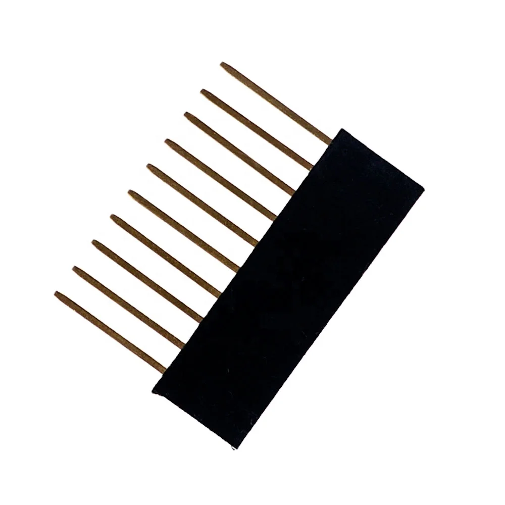 2.54mm Single Row Female Long Pins PC104 11mm Breakaway PCB Board Pin Header Socket Connector