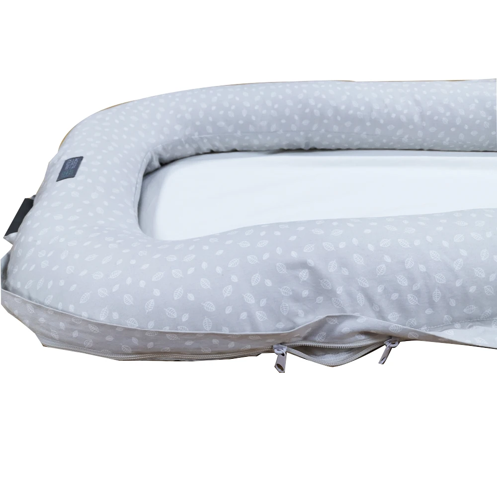 
100% Cotton Breathable Newborn Crib Essential Shower Gifts Baby Nest Floor Seat Infant Lounger 