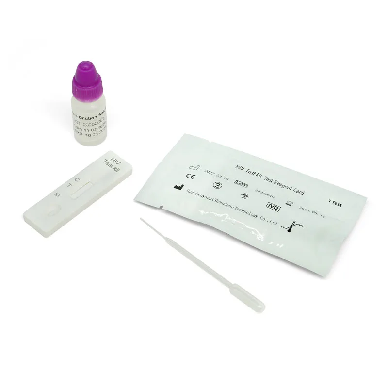 HCY IClean Syphilis And HIV Saliva Self Rapid Test Kit One Step HIV Test Kits Home Use