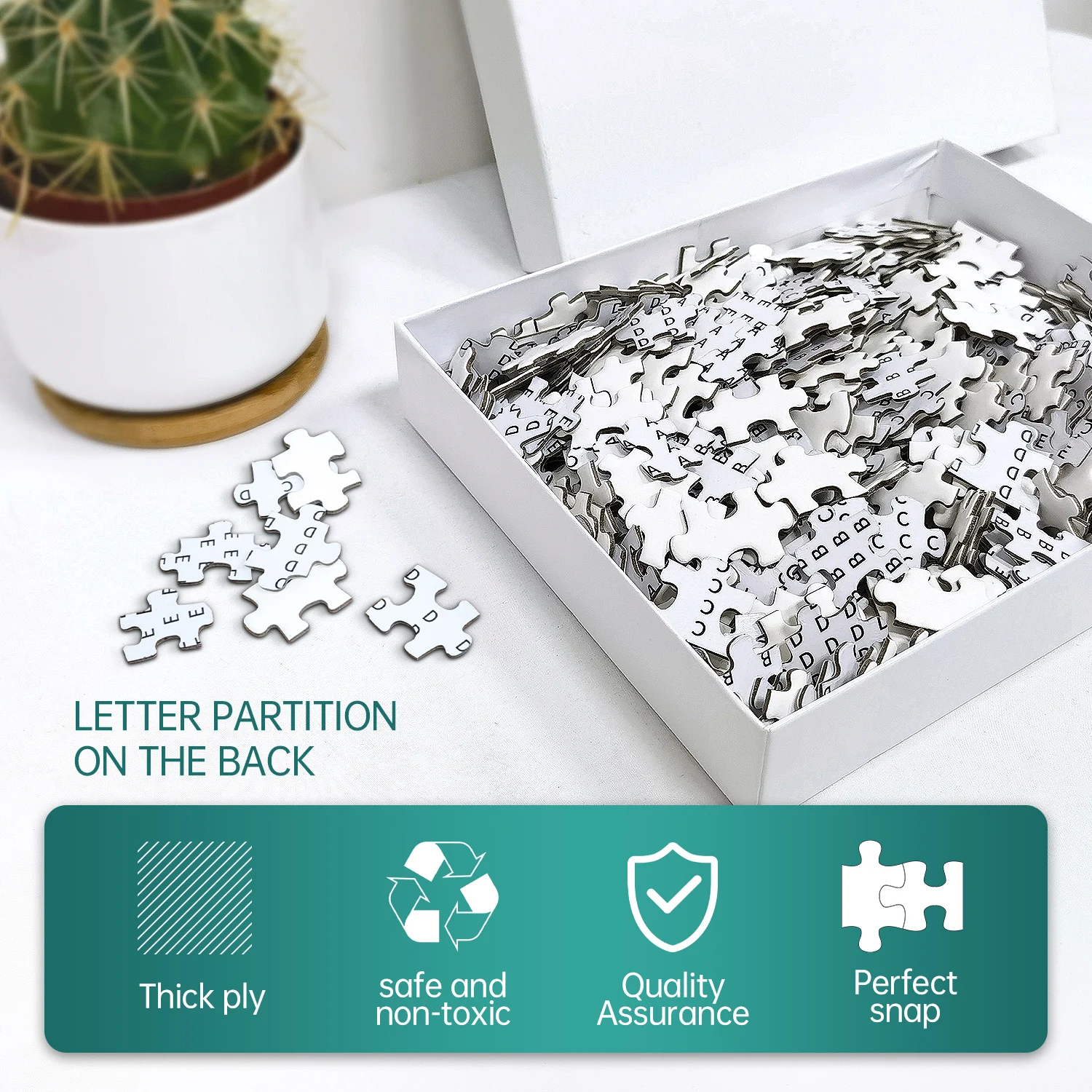 Personalized Custom Wooden Puzzle 500 1000 Pieces from Photo Custom Jigsaw Puzzle for Adult and Kids Family Holiday Gifts