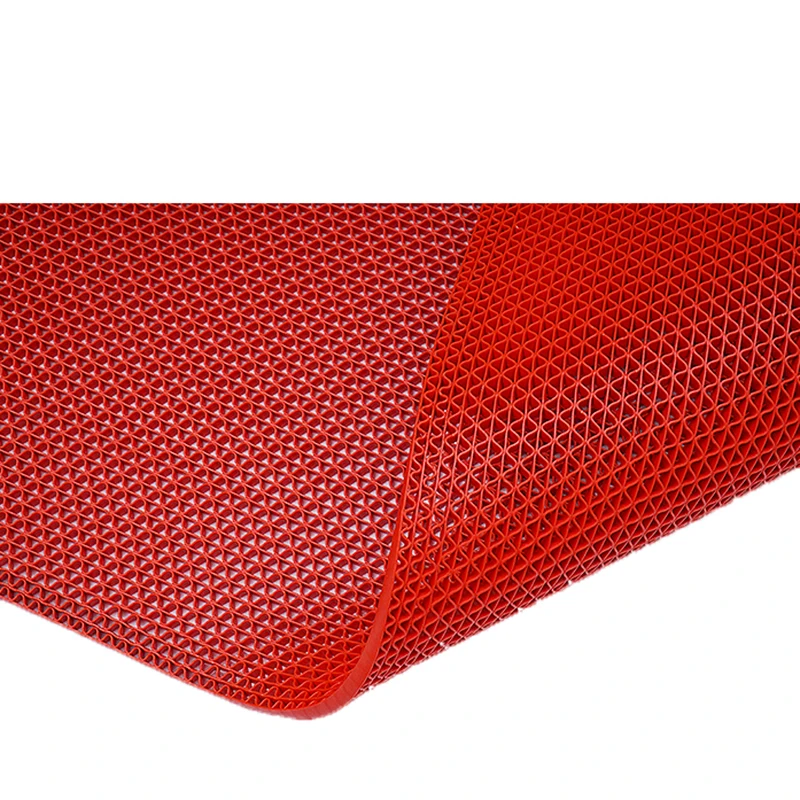 PVC S Hollow Mat PVC Mesh Mat Anti slip Swimming Pool S Mat
