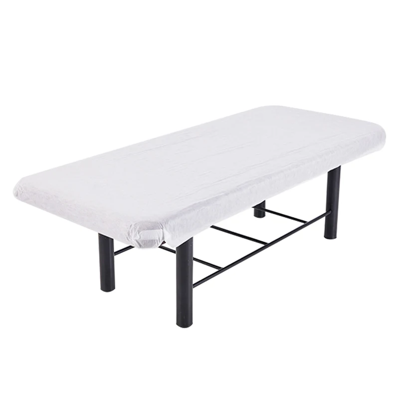 Soft microfiber massage table bed sheet cover set Spa Massage Table Elastic Fitted Flat Bed Sheet