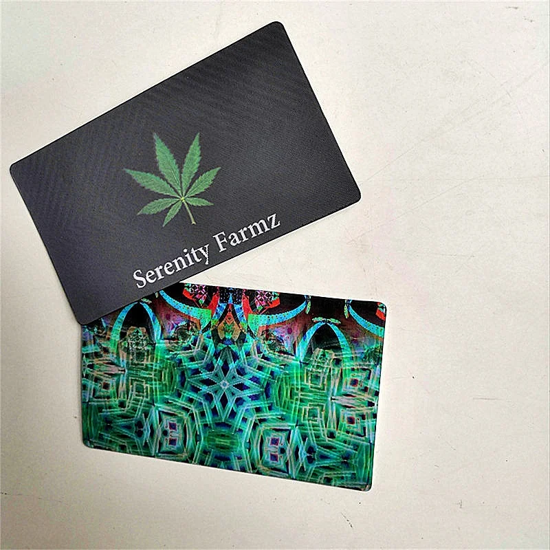 Animated 3D hologram business cards custom 3D business card printing for business