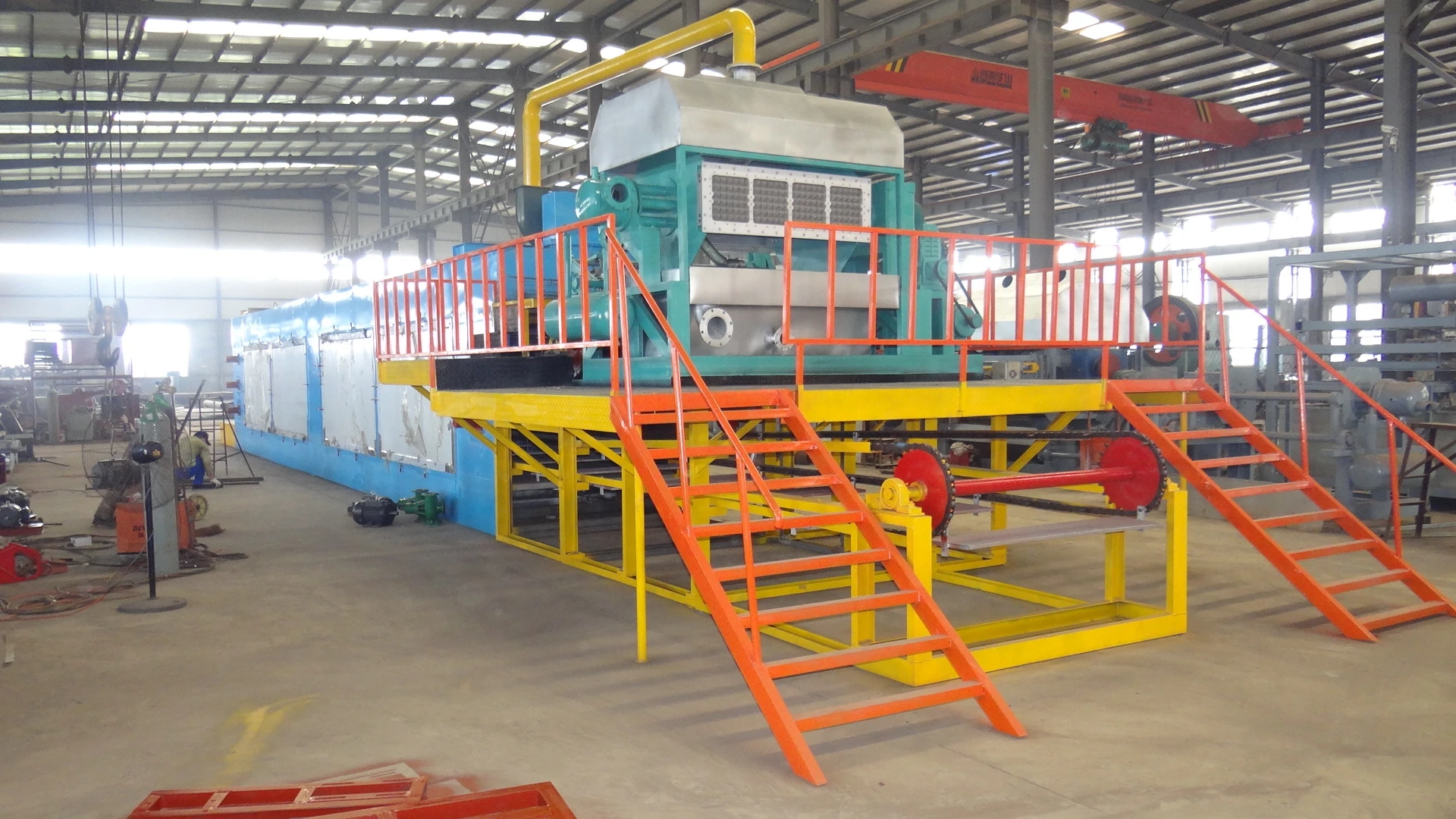 Beston 1200-1500pcs/h paper pulp egg carton tray making machine price automatic with drying system