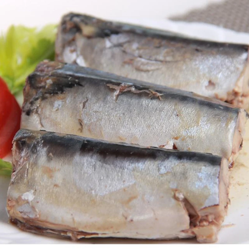 Hot Sale Wholesale Halal Kosher Approved Factory Price Canned Food Canned Fish Canned Mackerel in Brine