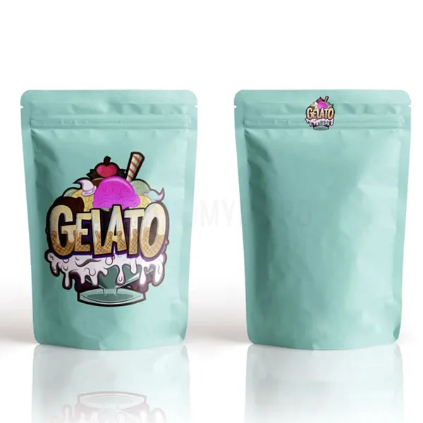 Custom Printed Resealable 3.5g 7g 12g Plastic Smell Proof Gummy Candy Edible Ziplock Stand Up Pouch Mylar Packaging Bags