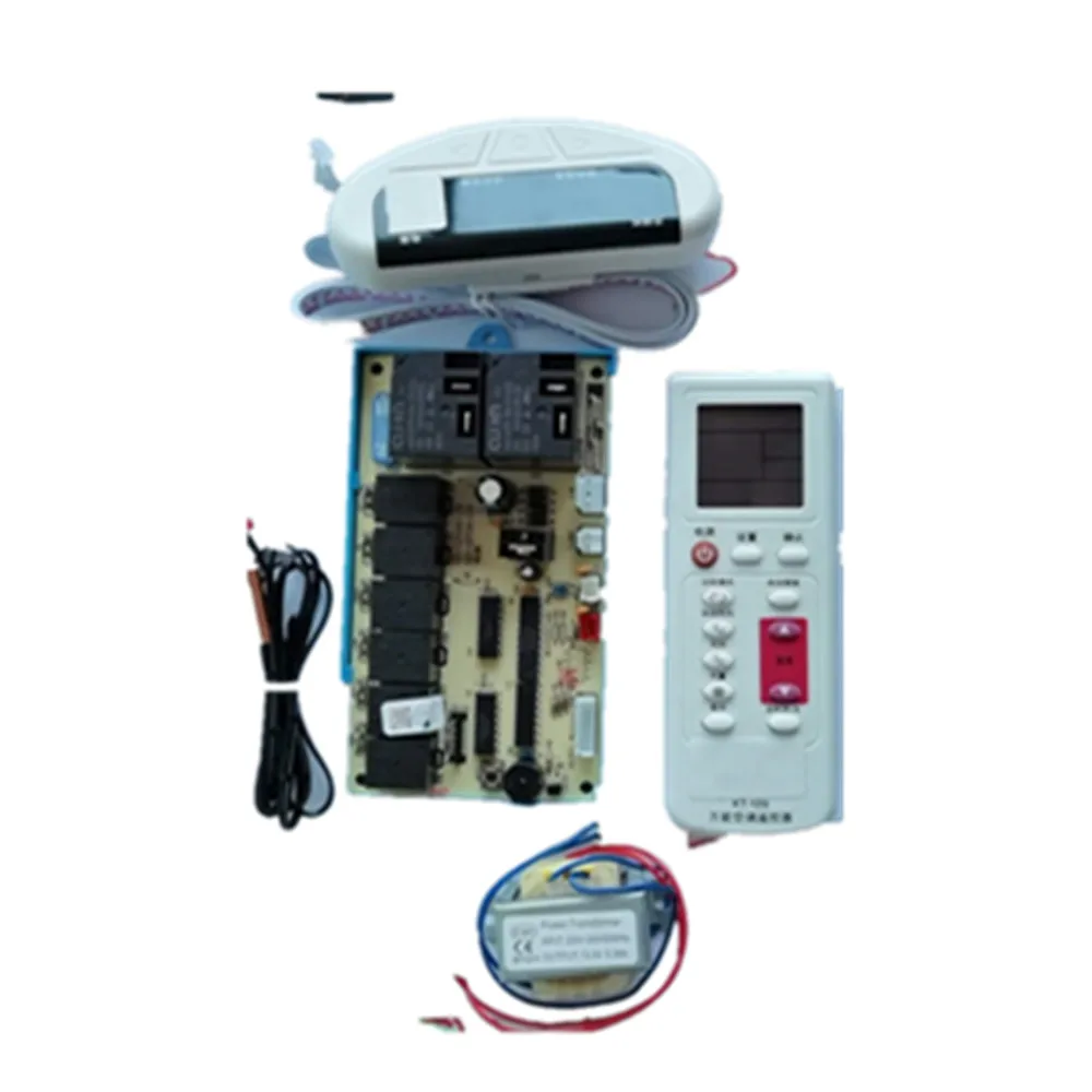 factory sell  air conditioner pcb board control system with big remote kt 109 auto start double sensor u11A