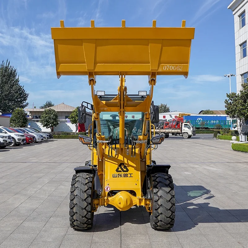 LUGONG T916 Forestry Machinery Flail Mower Mini Hydraulic Hammer Forestry Mulcher Compact Wheel Loader