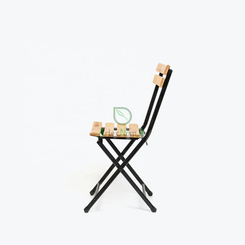 Natural bamboo outdoor bistro chair/folding patio dining chair/bamboo outdoor furniture wholesale