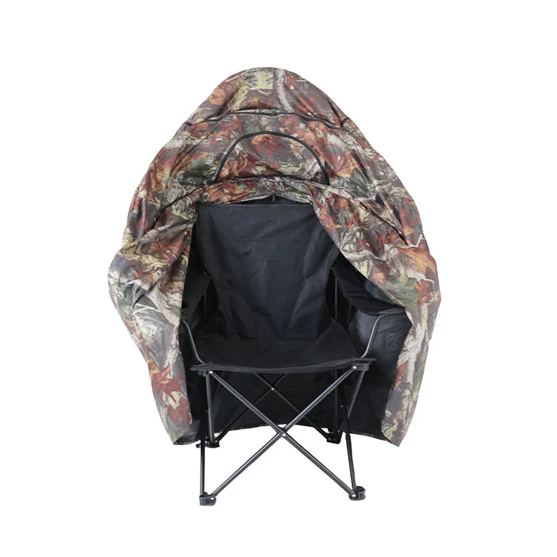 Camo Pop Up One Person Easy Build-Up And Carry Hunting Blind Shelter Chair Tent House Camo Hunt Blind