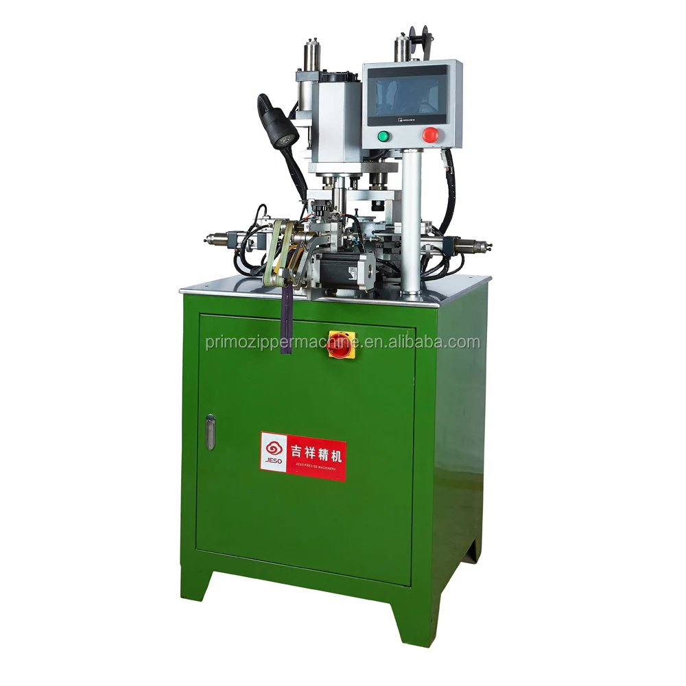 Automatic transparent wire top stop machine for nylon zipper