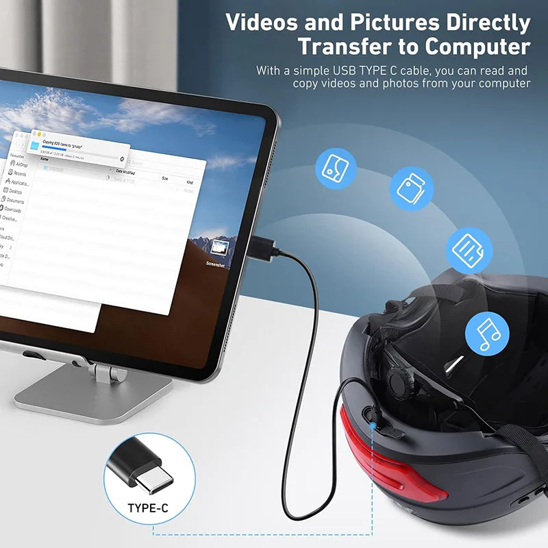 Electric Bicycle Sports Helmet Bike Helmet With Camera PC Materi Lightweight Smart Helmet