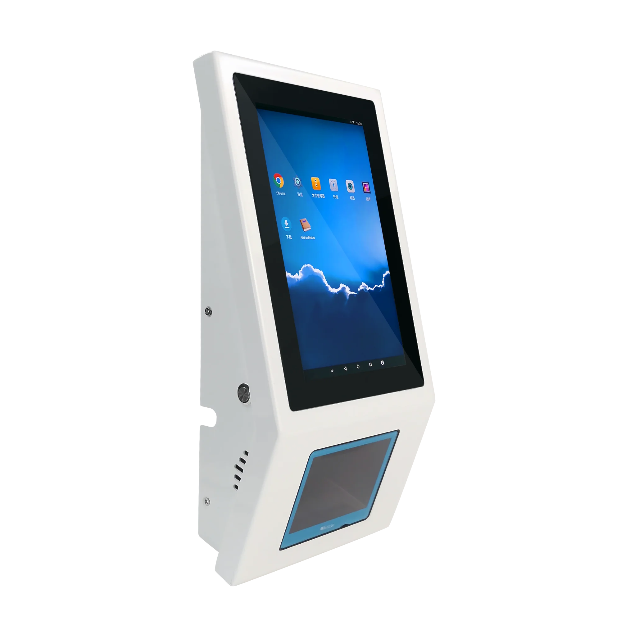 Self order ticket machine with cash restaurant/supermarket pos system management ticket print kiosk