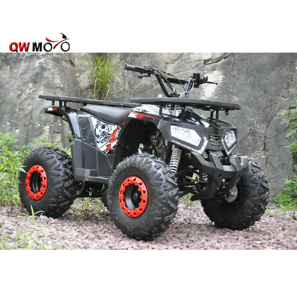 QWMOTO  110cc 125cc Quad ATVs 4 Wheeler Farm Quad Bike for Adults