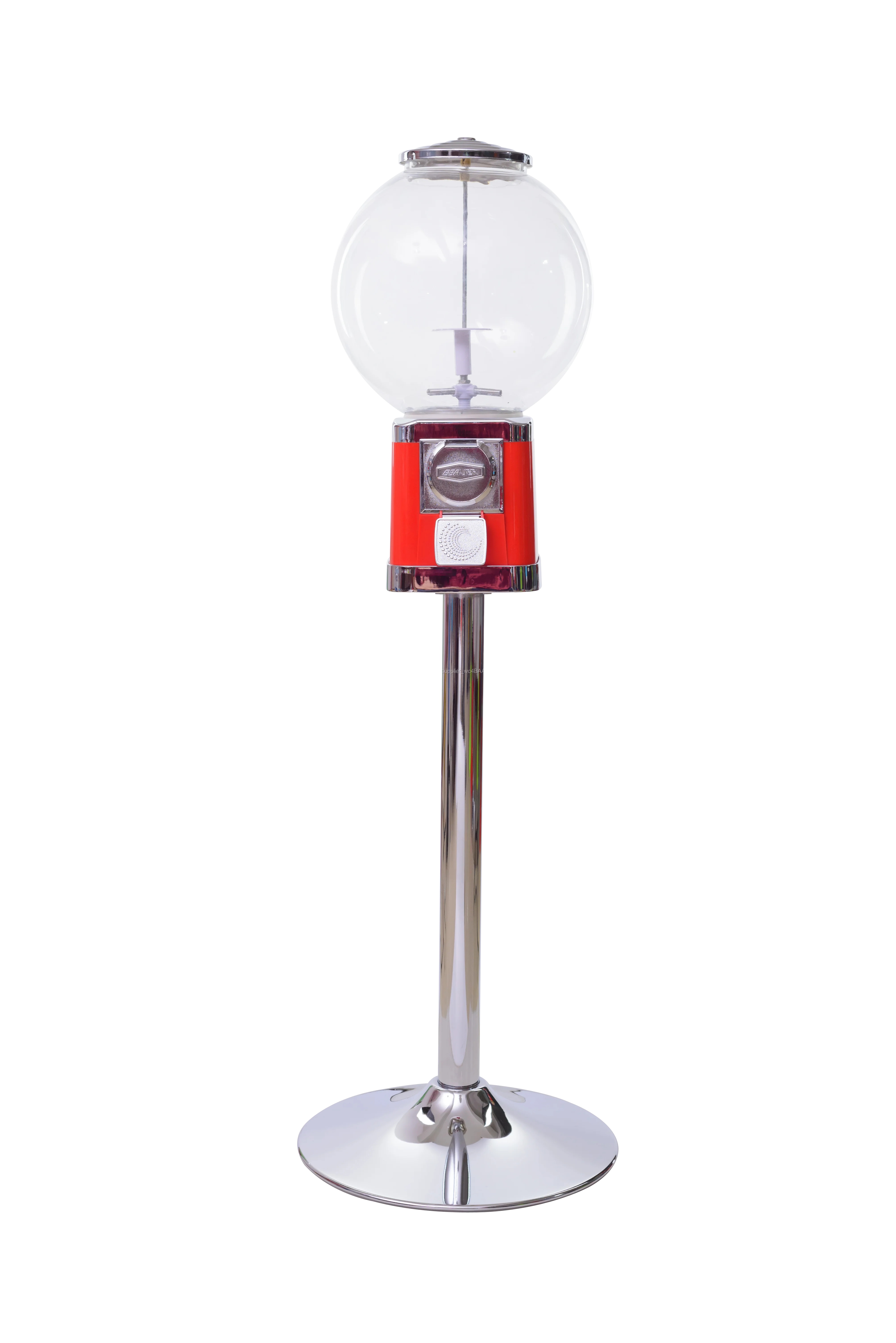 Standable форма глобуса съемный торговый автомат пузыря коробки жевательной резинки