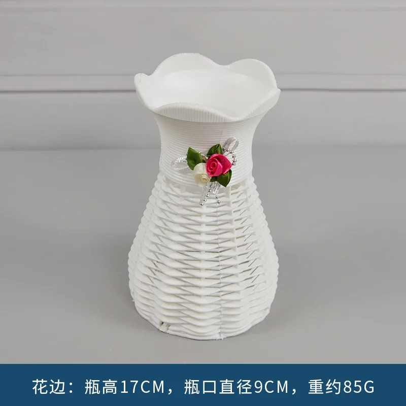 Plastic Vase Unique Art Home Decor Cute Small Ceramic Different Shape Fancy Vases