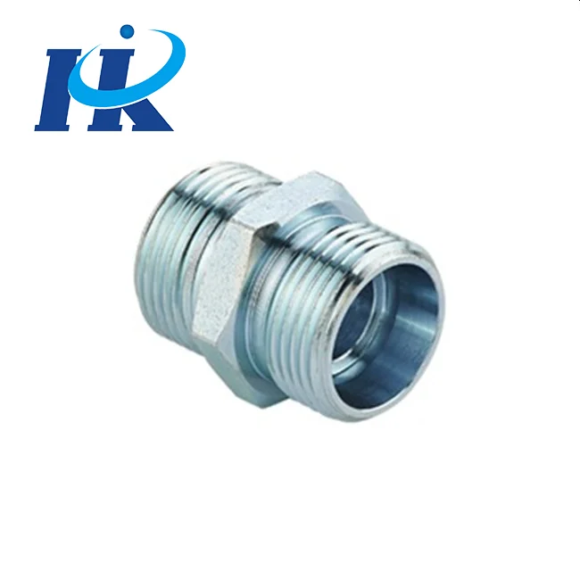 Can be customized high pressure customized crimping hoses fittings 1d metric thread bite type tube adaptor straight reducers with great price