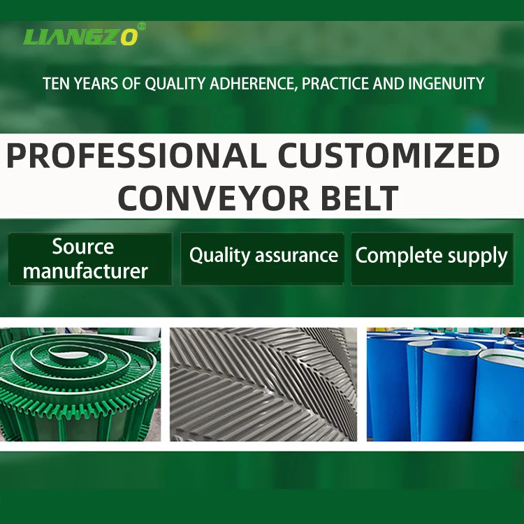 LIANGZO Wholesale Custom Pattern Rubber Heavy Duty Chevron Rubber Conveyor Belt