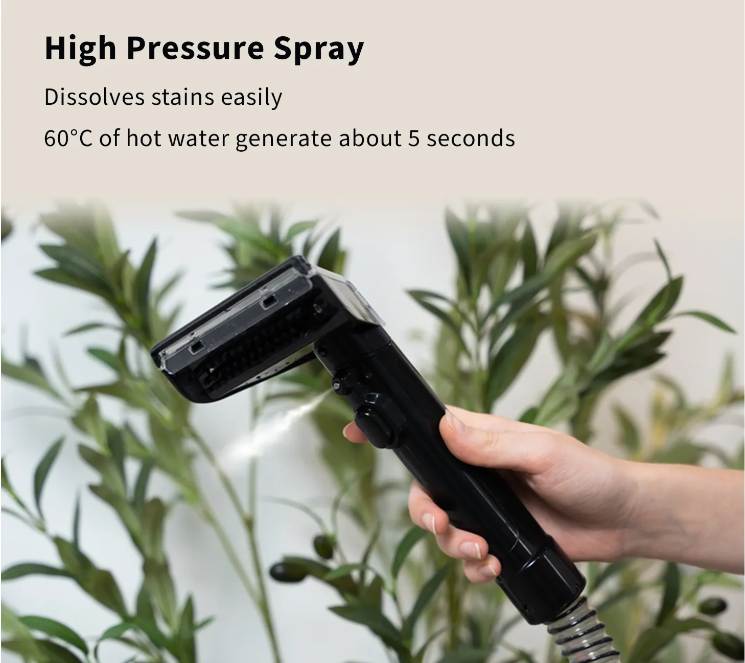 Portable High Temperature Steam Carpet Cleaner Washing Machine for Household Hotel Use