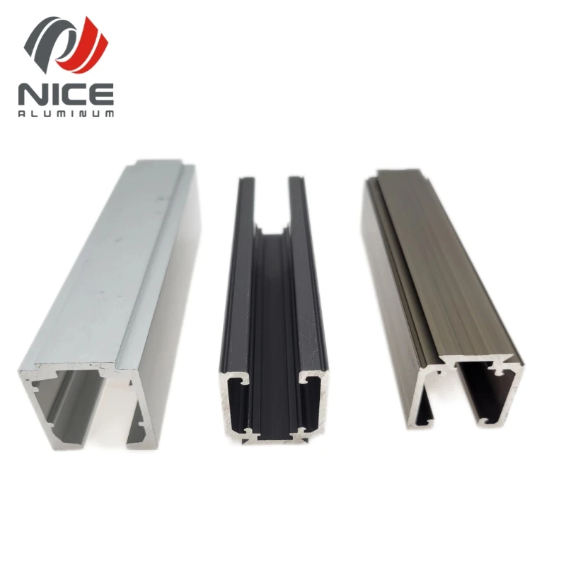 Modern Strong Load Bearing Door Sliding Hanging Rail Track For Wood Sliding Door