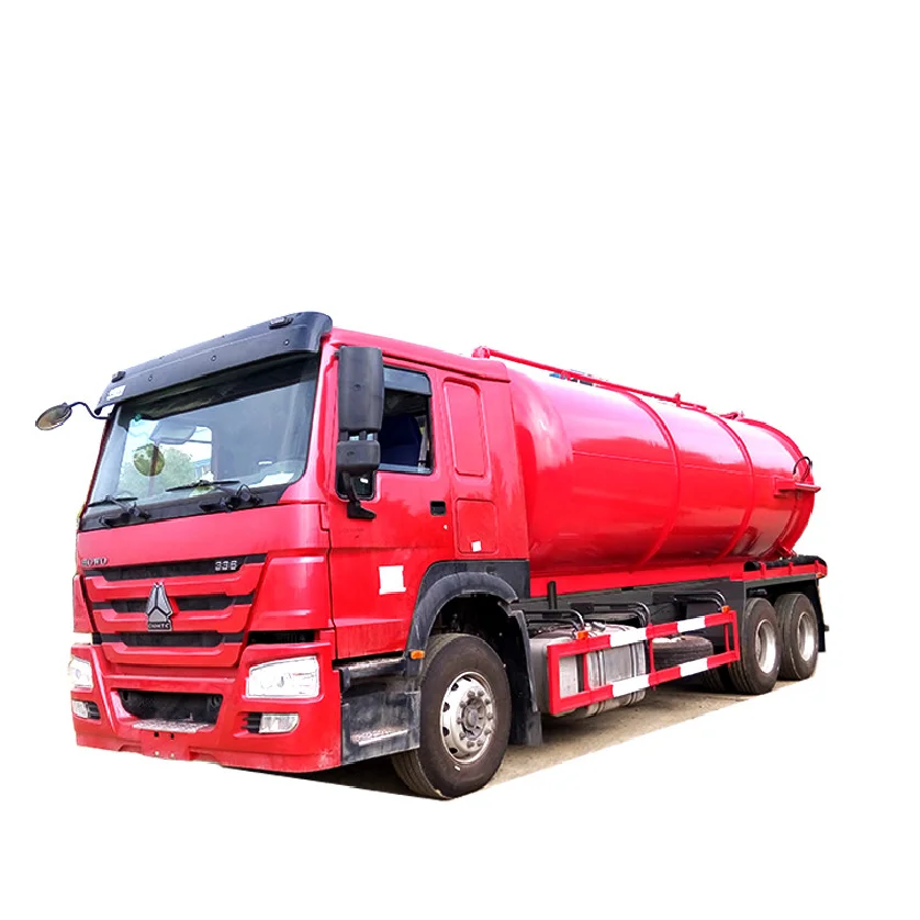 Sinotruk Howo 4*2 8000L 190hp 6-колесный резервуар для вакуумной очистки высокое давление промывка канализации транспортное средство грузовик всасывания