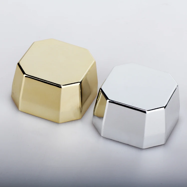 8 Sided Perfume Glass Bottle ABS Magnet Cap