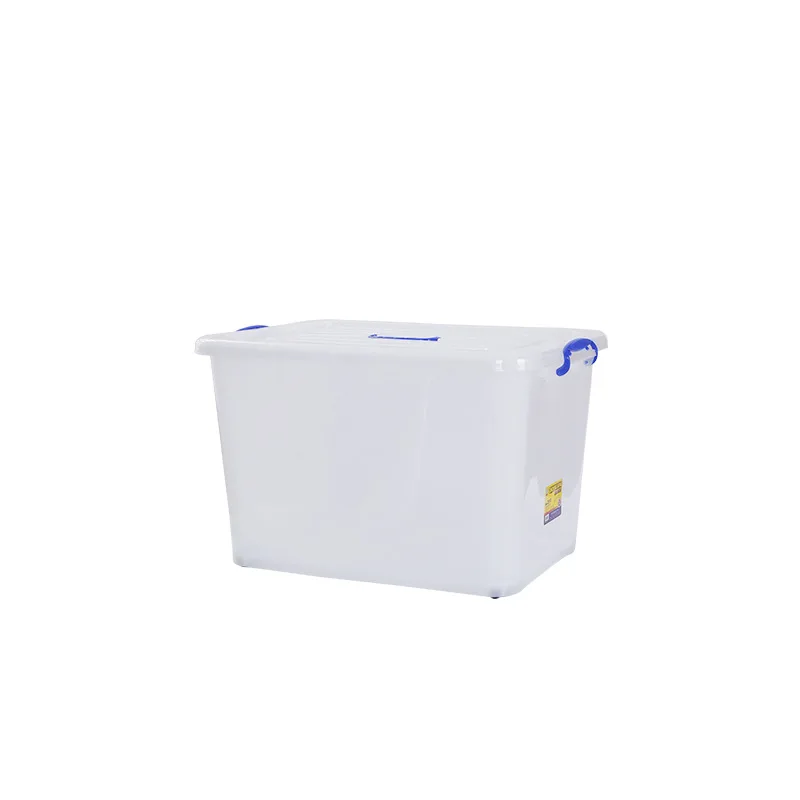 Storage Box With Wheels Multifunction Clear Plastic Clothing  Wholesale Clear Extra Large Strong Big Plastic Box