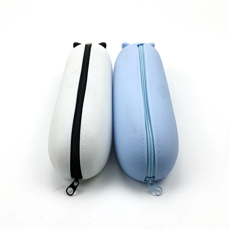Custom Silicone Pen Case Durable Silicone Pen Container Student Pencil Storage Bag