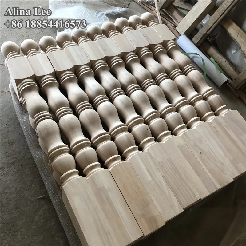 Beech Wood Stair Post Spindles Stair parts