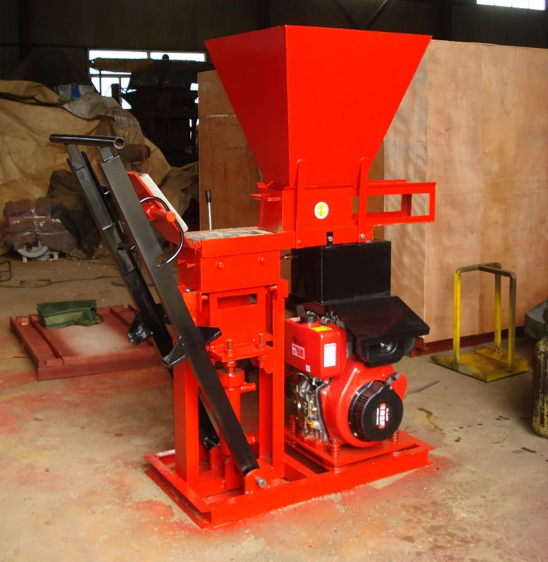 QMR2-40 Interlocking clay pressed commercial manual clay brick making machine