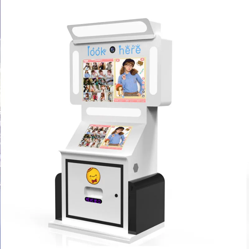NINED Hot Self Service Photo Booth Machine Picture Kiosk Selfie Screen/selfie Booth Machine Photobooth Kiosk/selfie Kiosk Print
