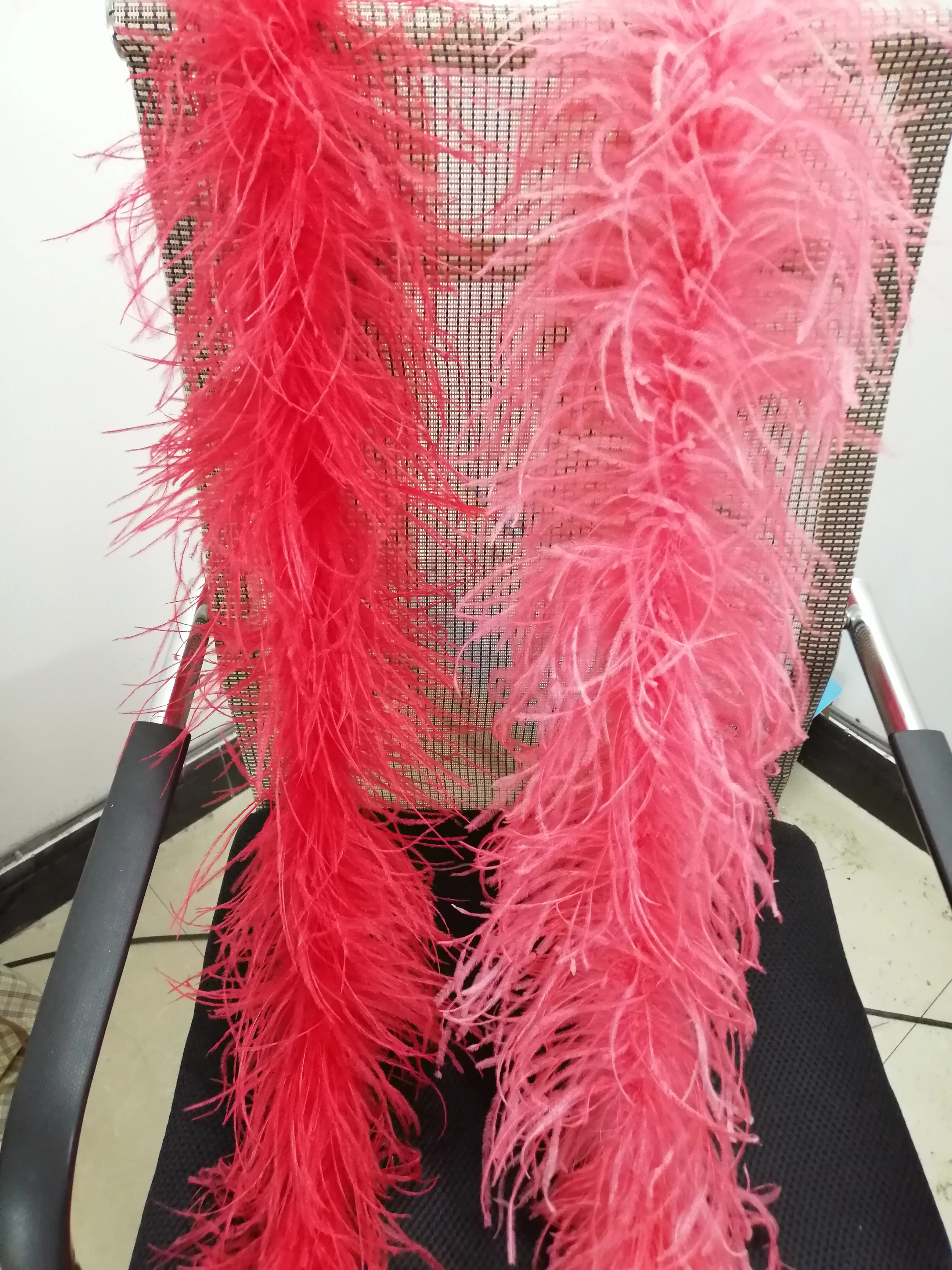 Изготовление на заказ, 2 ярда/метр, 1-10 ПЛИС, пушистый страусиный перо, боа, отделка, отделка, меховой шарф-шлейф для костюмов, женское платье