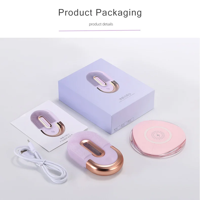 Wholesale Skin Care Multi-function Mini Handset Beauty Tools Facial Machine Electric Facial Cleansing Brush