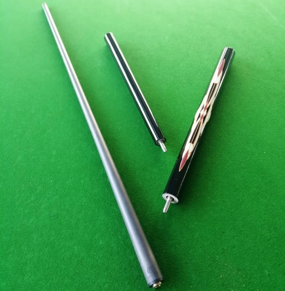 Black Technology 3-piece 100% Carbon Fiber Fibre Shaft Punch Jump Billiard Pool Cue Tip OD 12.9mm  OEM Customize Welcome