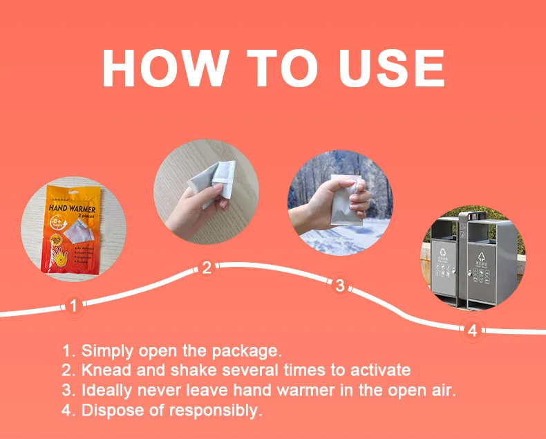 Wholesale Disposable Hand Thermal Equipment-Hot Pack Heating Pad Winter Hand Warmer