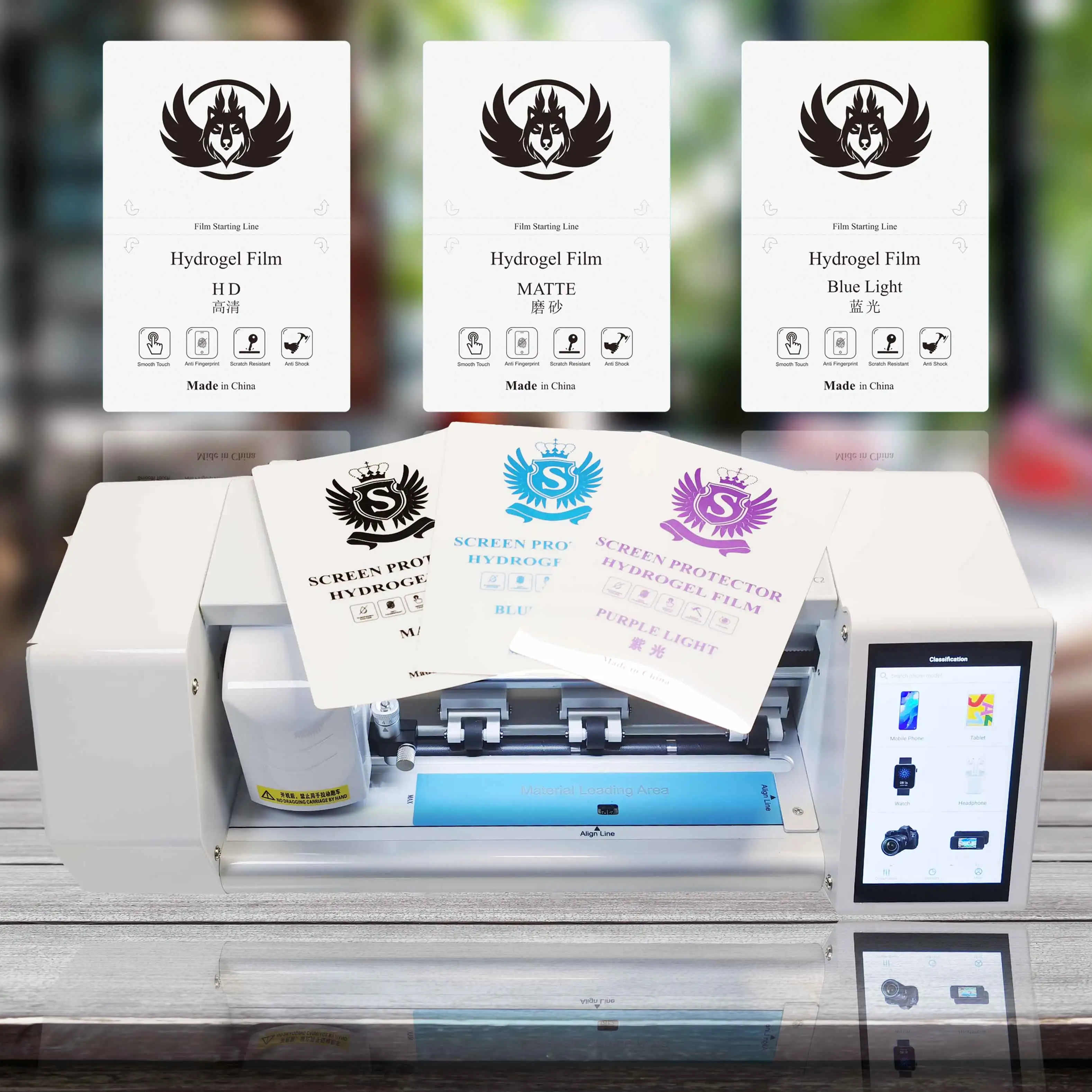 Wholesaler Supply Commercial Household Small Durable Hydrogel Automatic Mobile Phone Screen Protector Film Cutting Machine