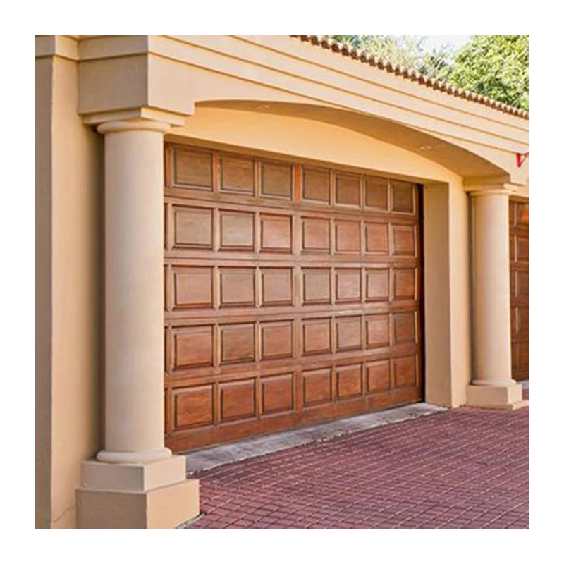 Modern Single Track Smart Automatic Lift Garage Doors with Galvanized Steel and Glass Panels for Villas-on Sale!