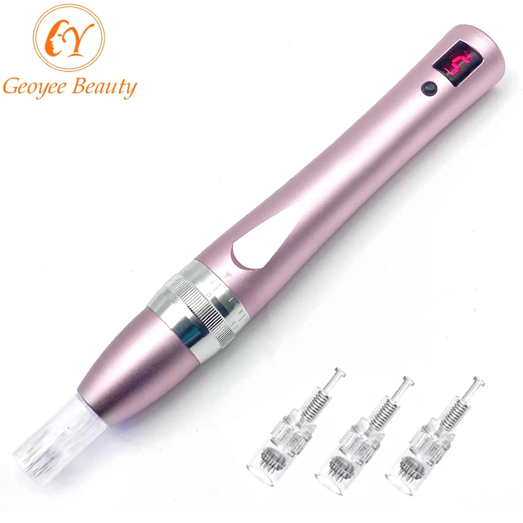 Lift Wrinkles Skin Needling Pen Smart Microneedling Device Electric Mesotherapy Derma Pen Microneedling Needles Dermapen