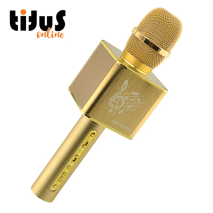 JY50 Handheld Mic Karaoke Wireless Party Handheld Singing Recorder Party Speakers with Mic Karaoke Wireless Microphone