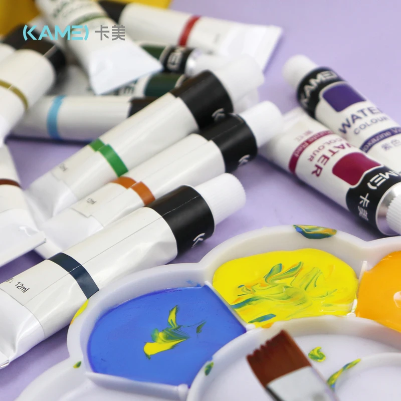 24 Colors Watercolor Paints Painting Set Art Crafts Watercolor Paints