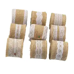 Wholesale jute coarse linen yarn roll, jute fabric, can be used as decorations