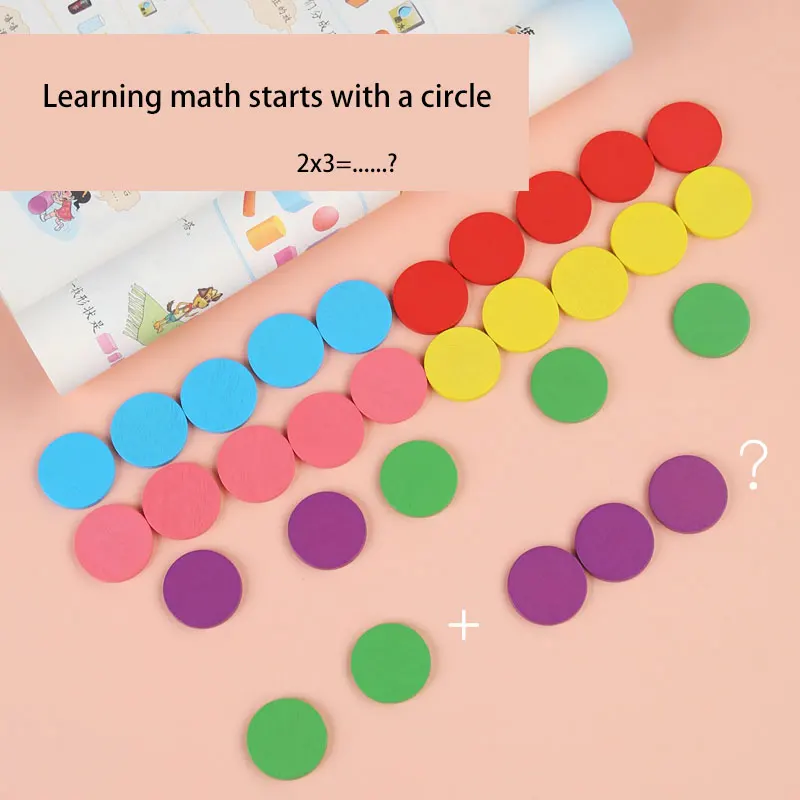 2024 New Hourglass Timer Memory Circle Chip Colorful Cognitive Cards Montessori Educational Toys  for Children