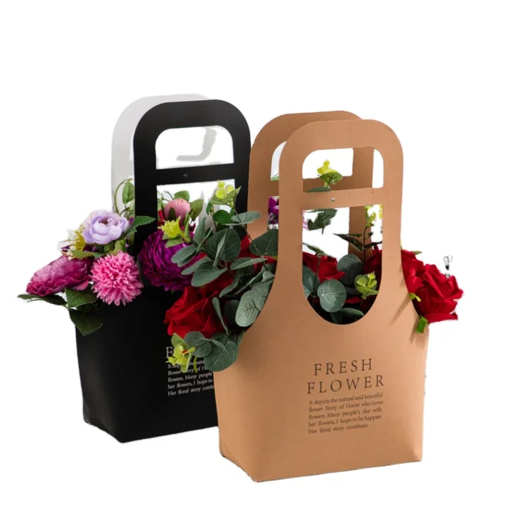 
In stock eco friendly recyclable waterproof paper tote bag,kraft paper bag,brown paper bags 